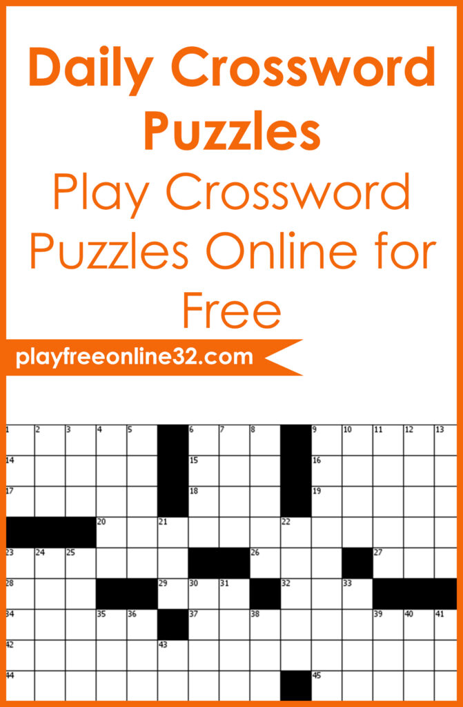 Crossword Play Daily Crossword Puzzles Online For Free