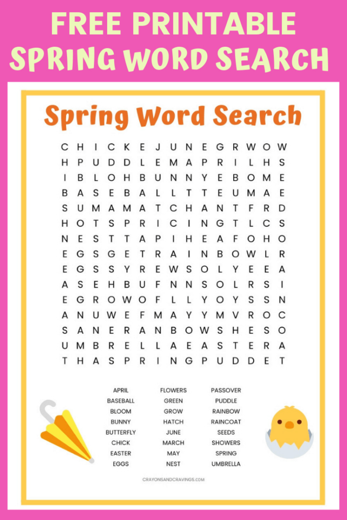 Free Printable Word Search Puzzles For Kids Word Search Printable