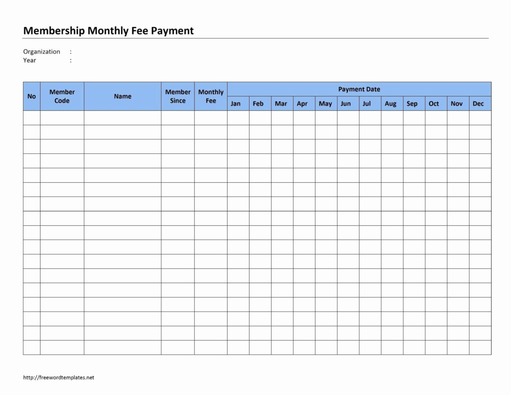 004 Monthly Bill Organizer Template Excel Free Printable Payment In