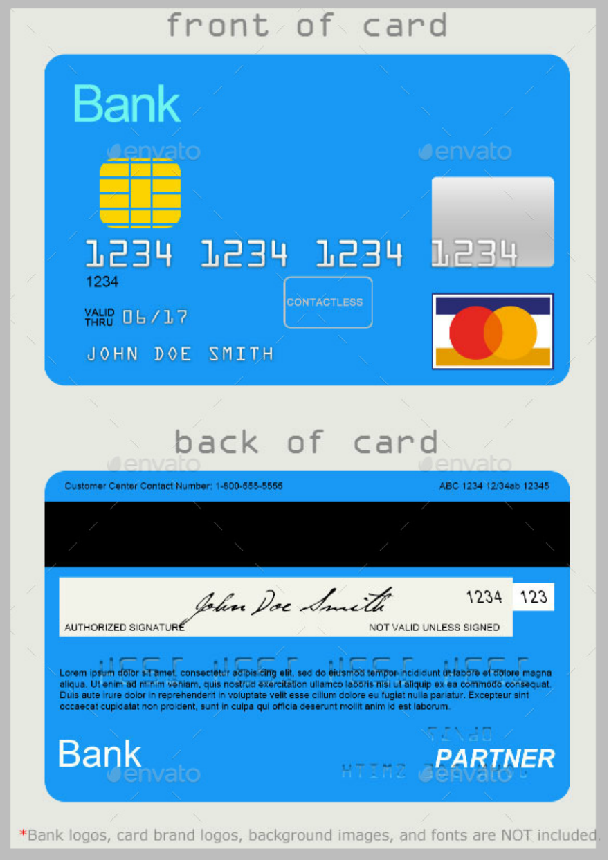10 Credit Card Designs Free Premium Templates