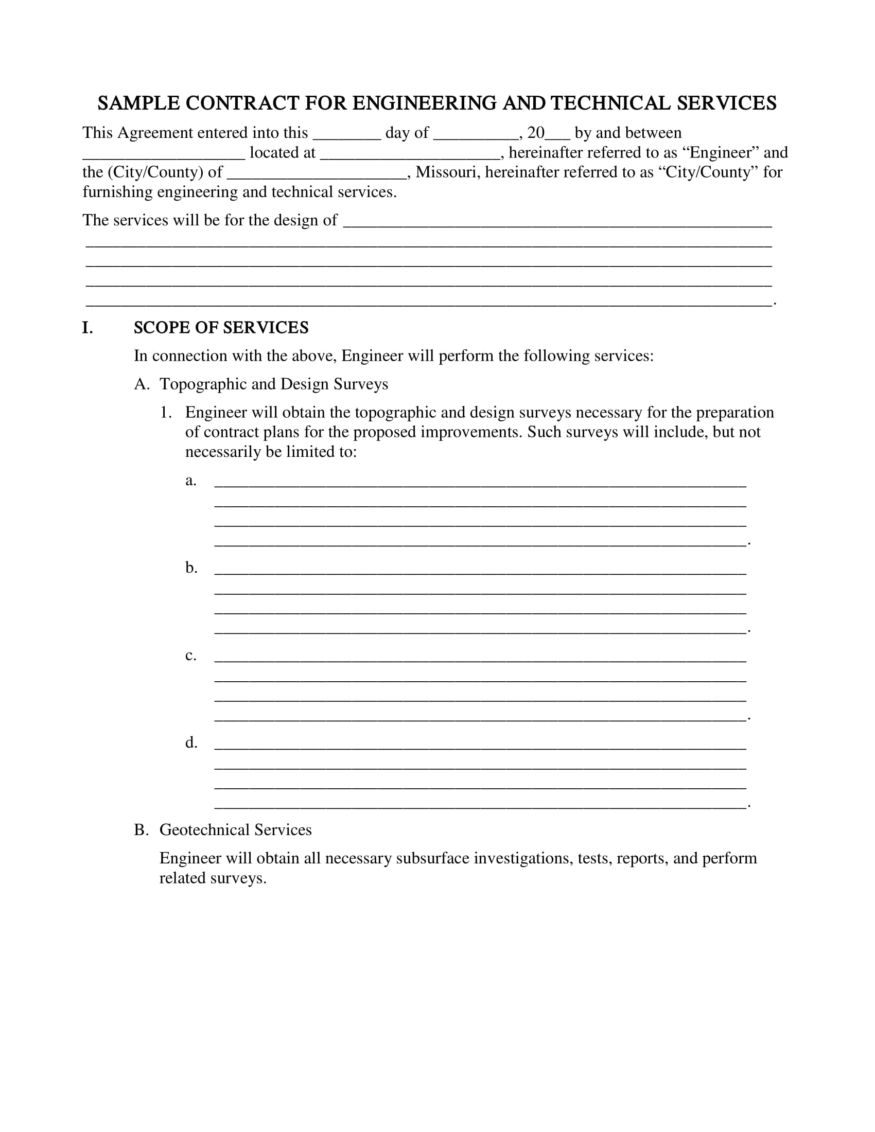10 Electrical Contract Example Templates Word Docs Pages Examples