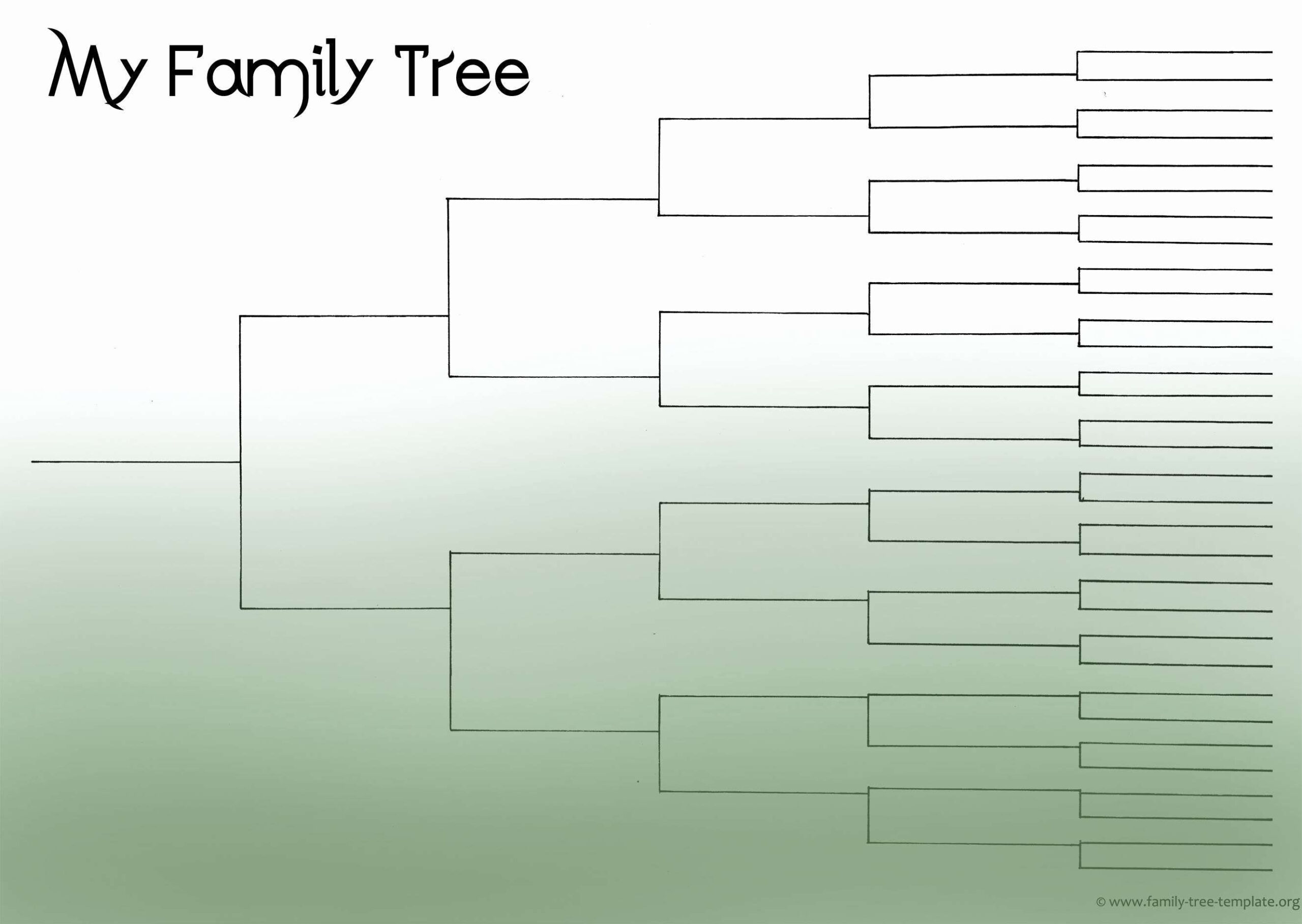 10 Generation Family Tree Template Excel Collection