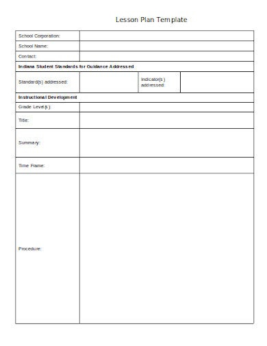 10 School Counselor Lesson Plan Templates In PDF Word Free