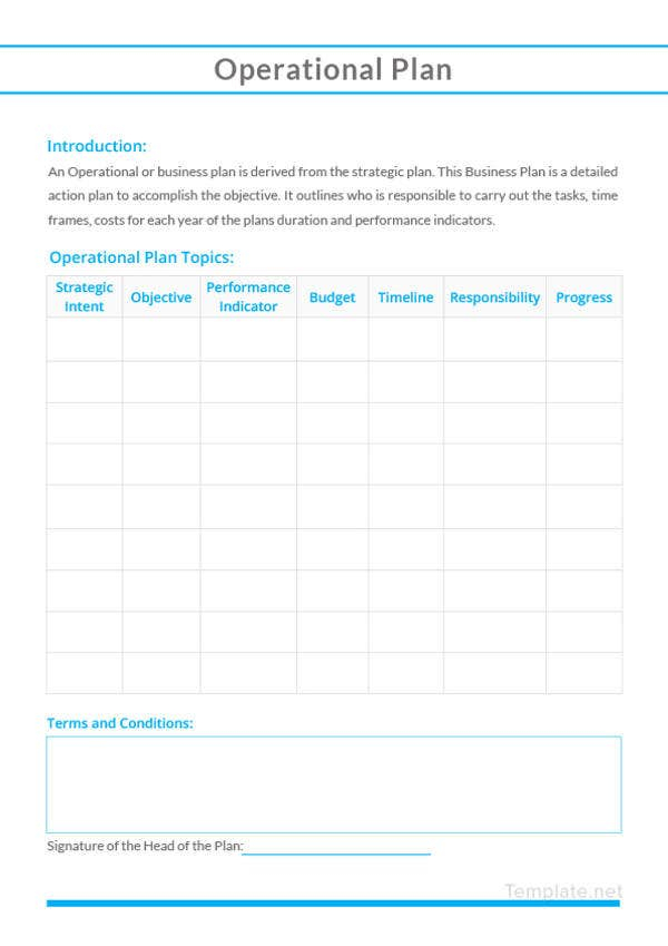 11 Operations Plan For A Business PDF DOC Free Premium Templates