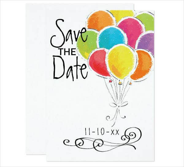 15 Save The Date Party Invitation Designs Templates PSD AI