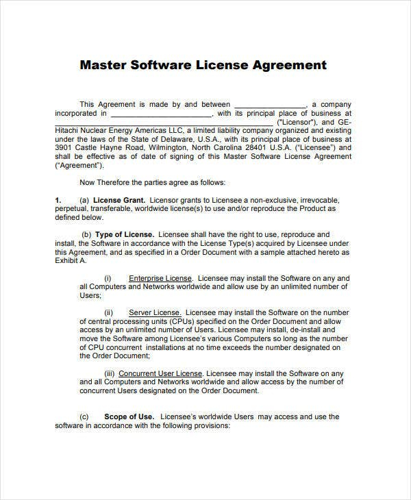 19 FREE Software Development And License Agreement Templates PDF 