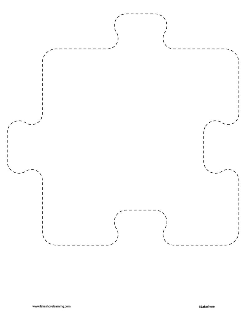 19 Printable Puzzle Piece Templates TemplateLab