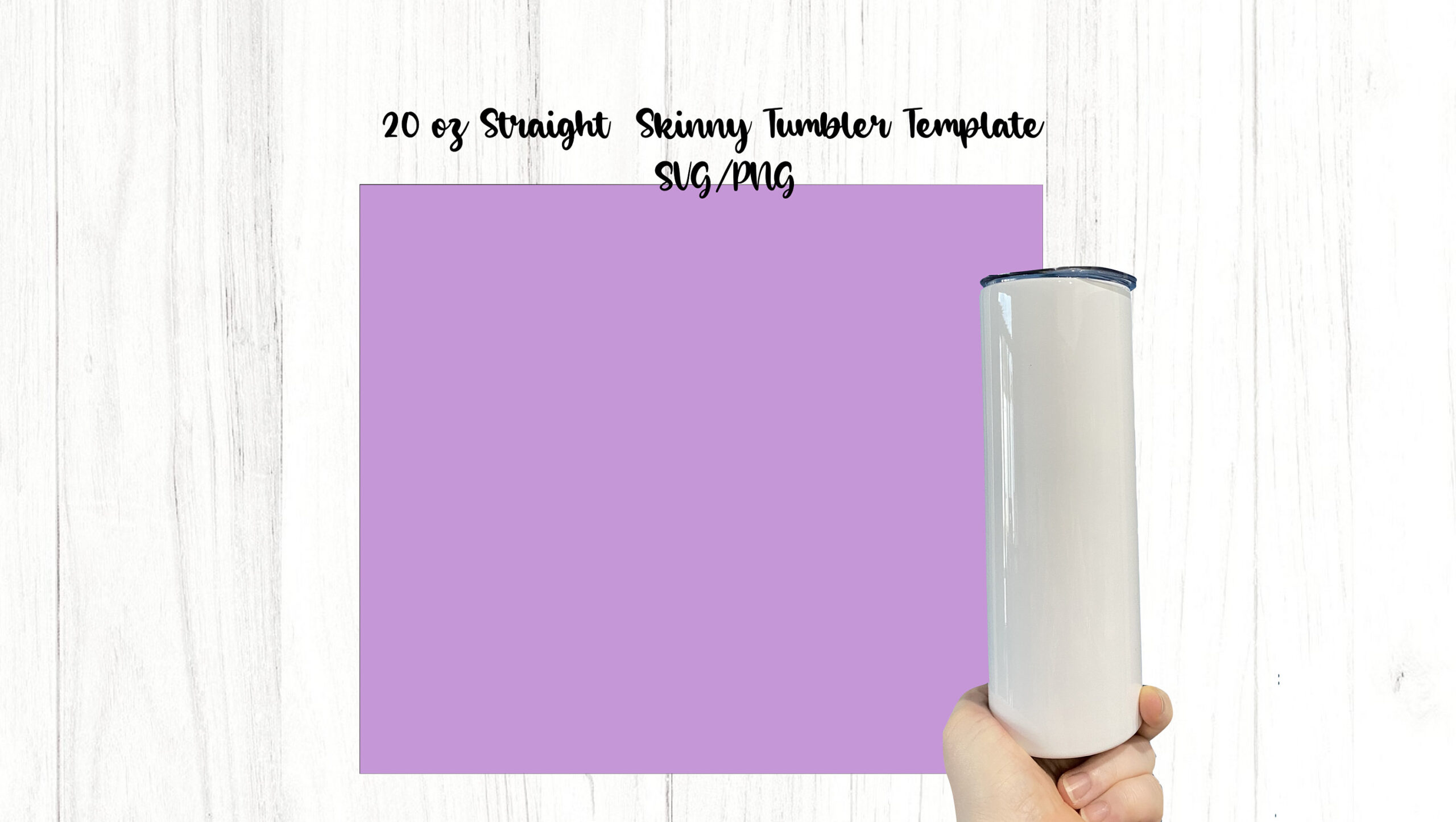 20 Oz Straight Skinny Tumbler Template SVG PNG Etsy