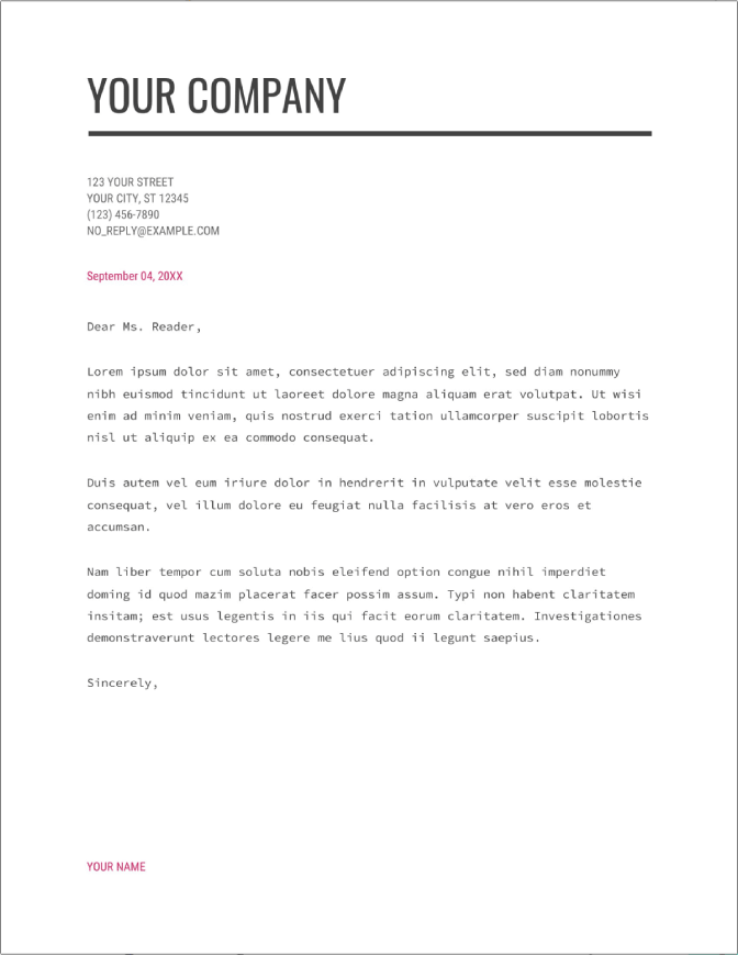 25 Free Cover Letter Templates For Google Docs 2022