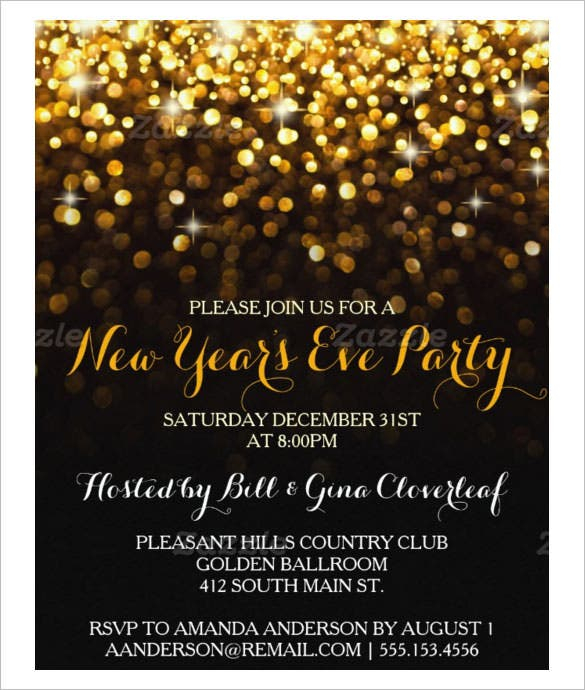 28 New Year Invitation Templates Free Word PDF PSD EPS InDesign