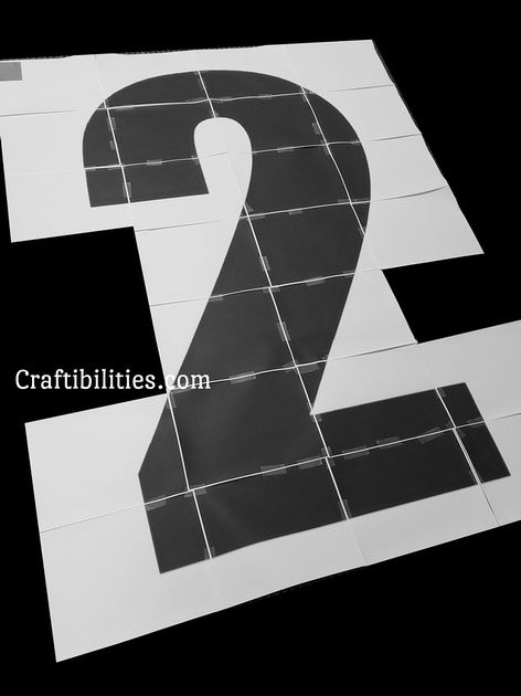 2nd Birthday Balloon Mosaic Free Template Balloon Template Number