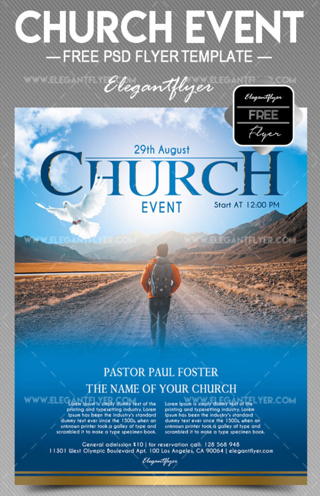 34 Free PSD Church Flyer Templates In PSD For Special Events Premium