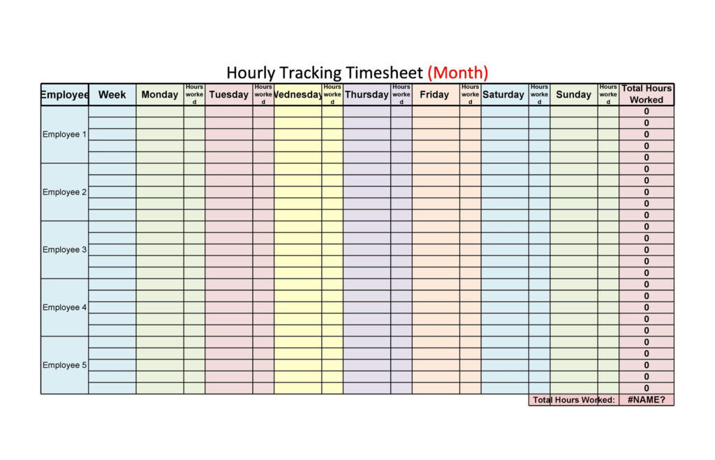 43 Effective Hourly Schedule Templates Excel MS Word TemplateLab