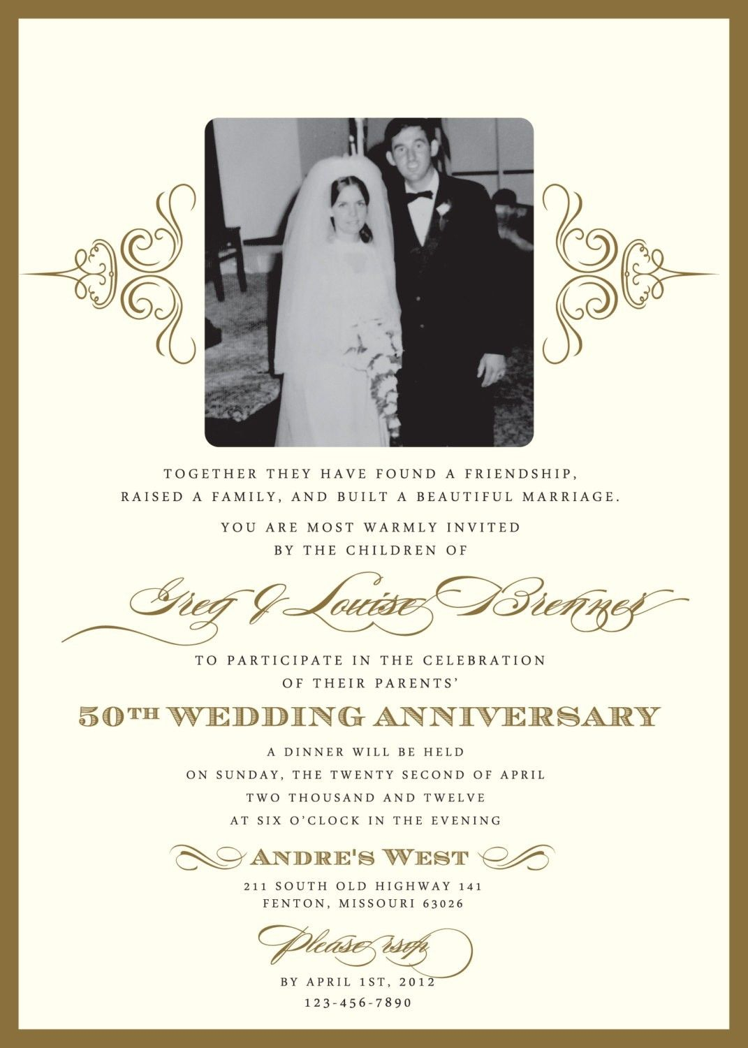 45 Famous 60th Wedding Anniversary Invitations Free Templates