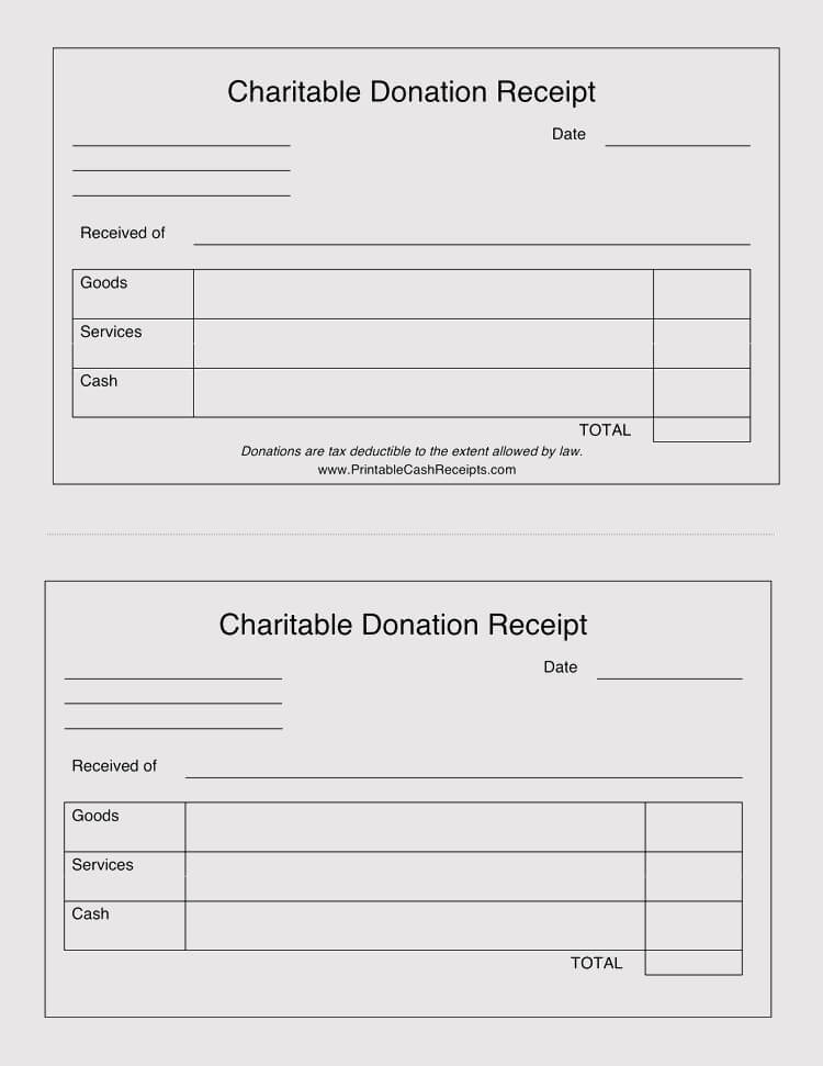 45 Free Donation Receipt Templates 501c3 Non Profit Charity