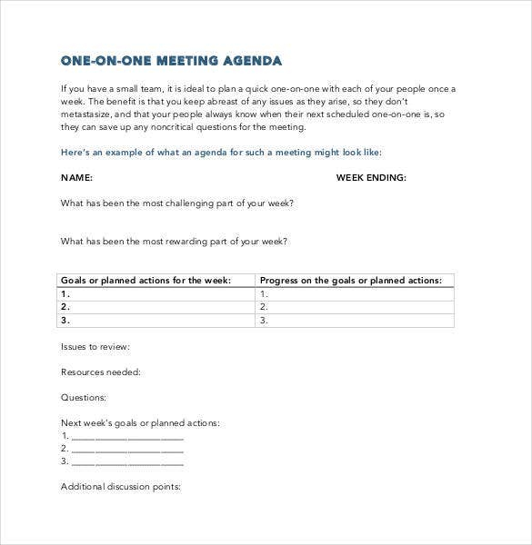 51 Meeting Agenda Templates PDF DOC Free Premium Templates