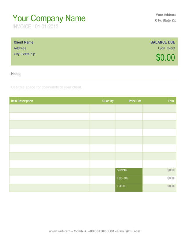 8 Free Payment Receipt Templates Word Excel 
