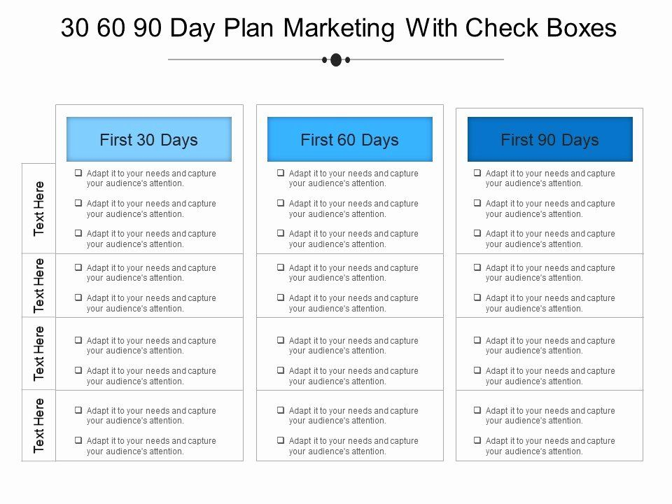 90 Day Onboarding Plan Template Inspirational 30 60 90 Day Plan