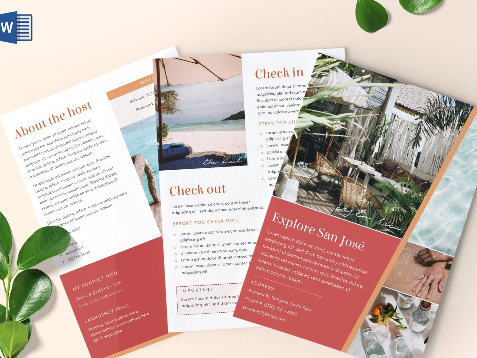 Airbnb Welcome Book Template By Brochure Design On Dribbble