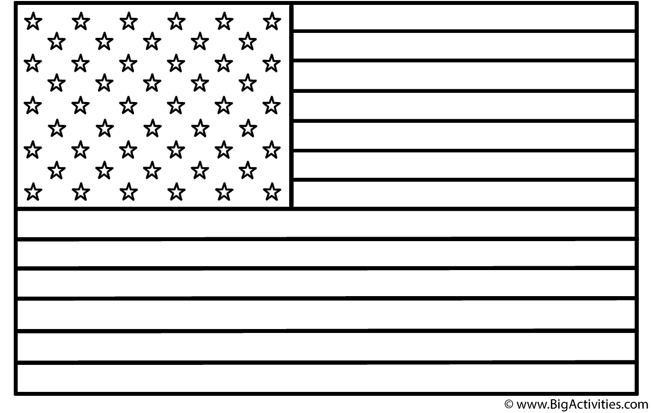 American Flag Coloring Page Veteran s Day