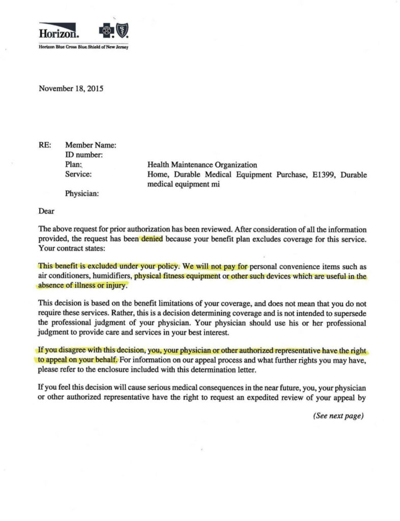 Appeal Letter For Medical Necessity SampleTemplatess SampleTemplatess