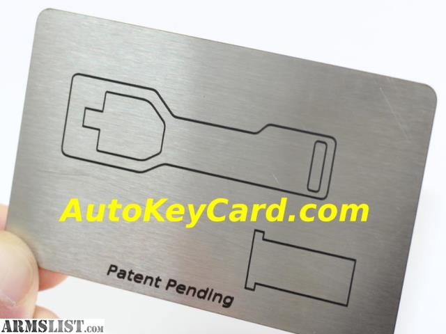 ARMSLIST For Sale AutoKeyCard Com Stainless Steel Business Card 