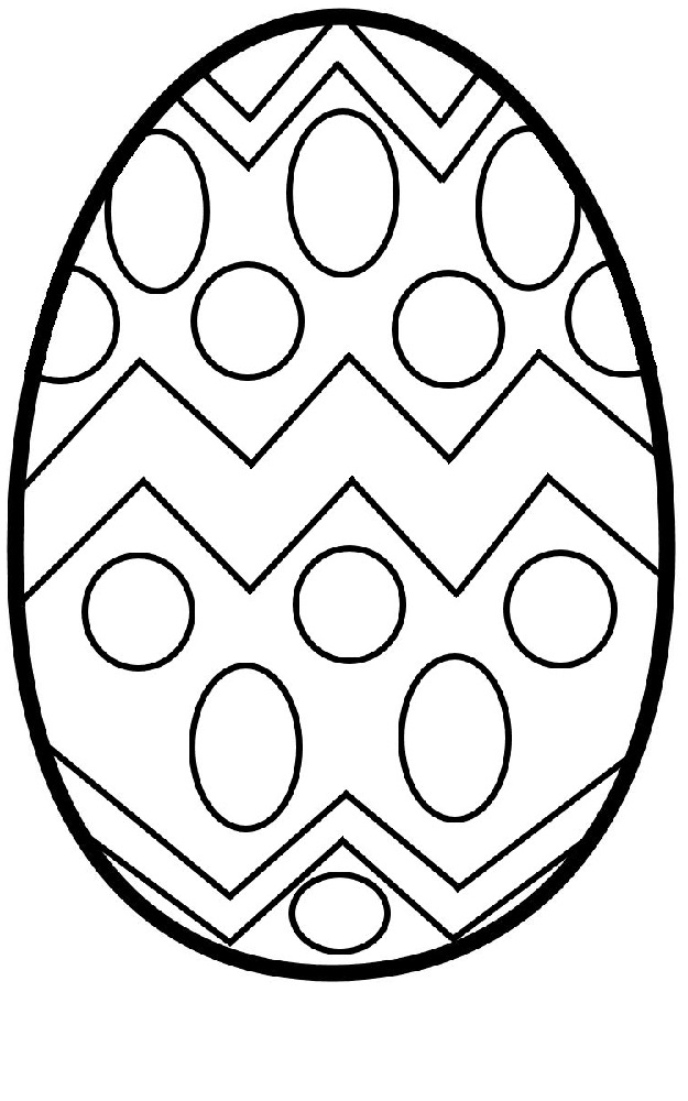 Blank Easter Egg Templates Activity Shelter