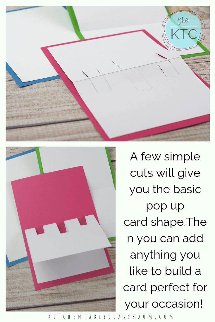 Build Your Own 3D Card With Free Pop Up Card Templates The Kitchen