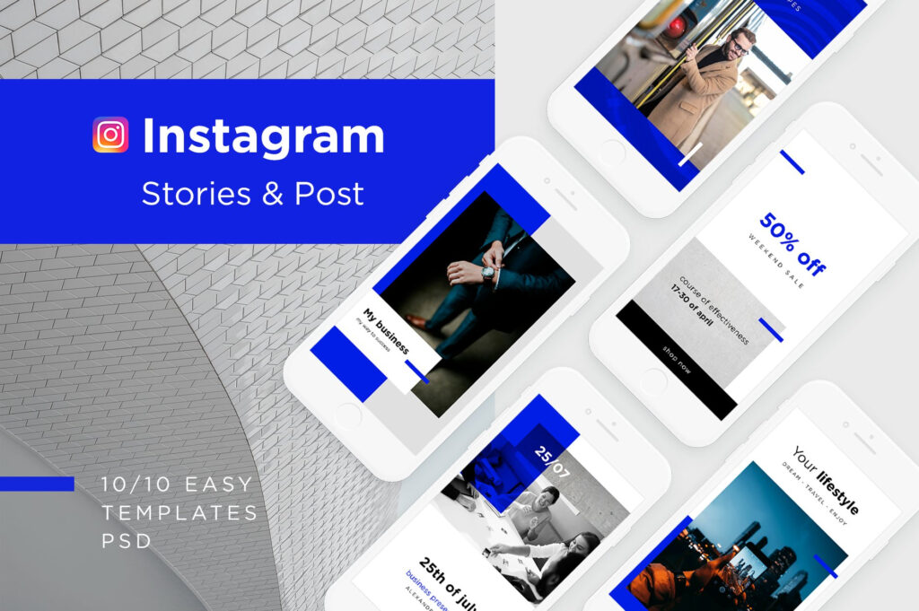 Business Template For Instagram 112296 Websites Design Bundles