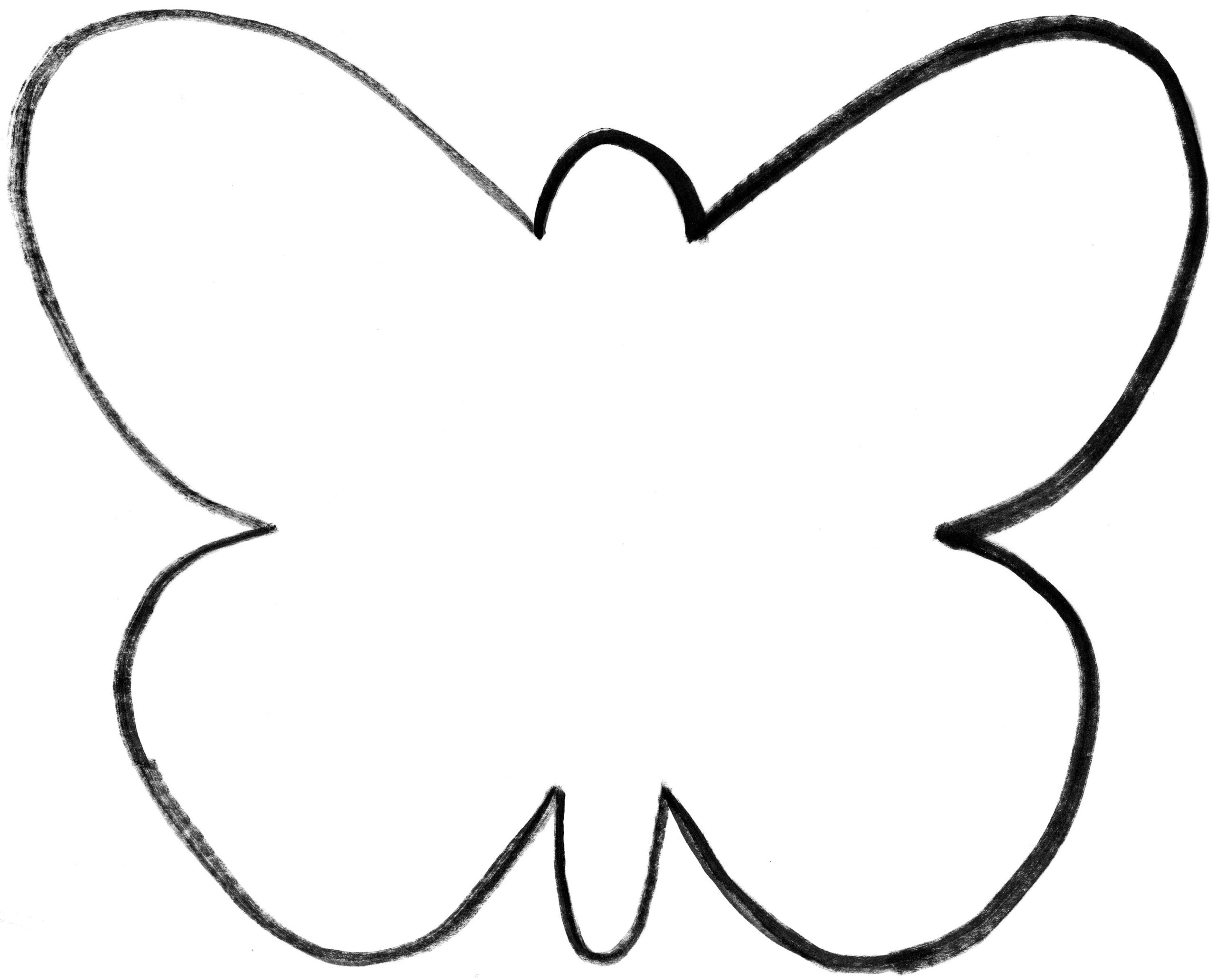 Butterfly Template Printable ClipArt Best