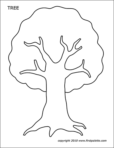 Christmas Tree Templates Free Printable Templates Coloring Pages
