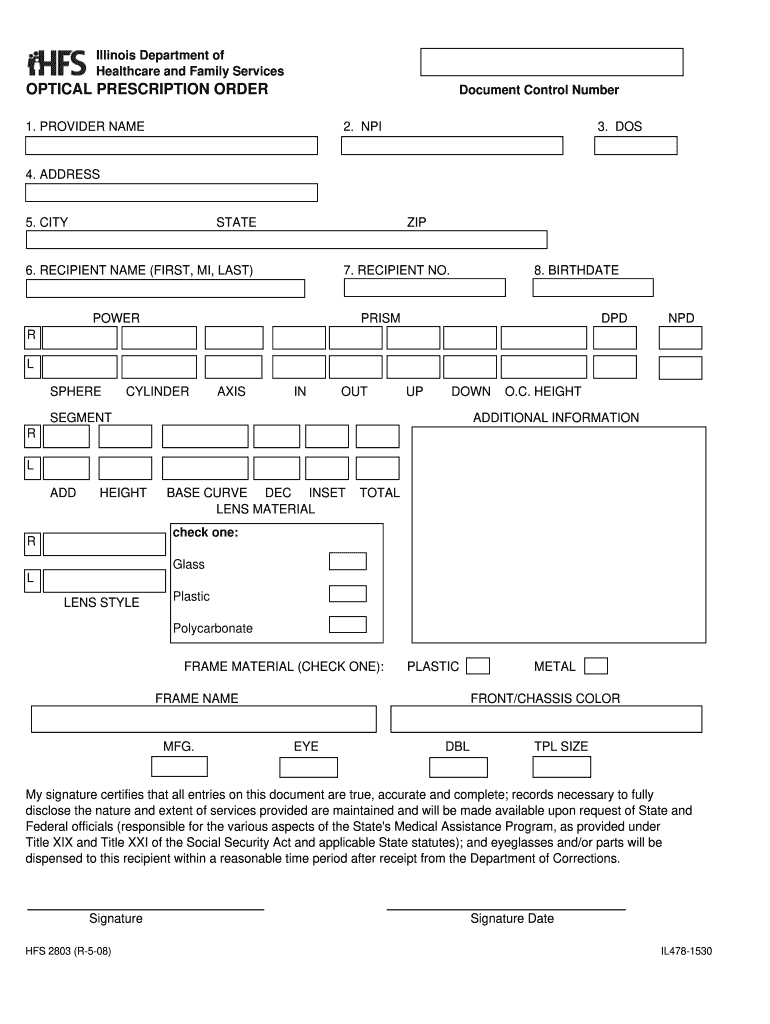 Contact Lens Prescription Template Fill Out And Sign Printable PDF