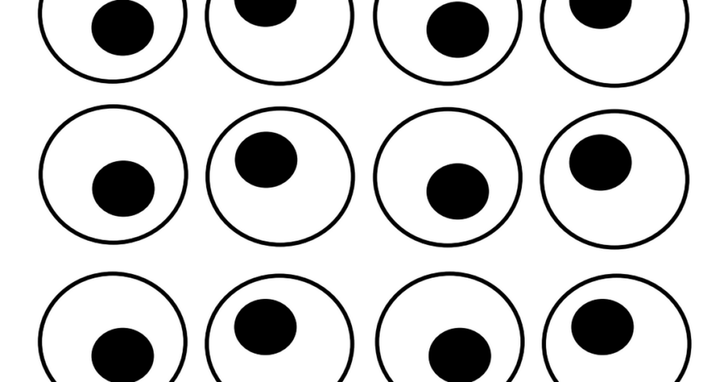 Cookie Monster s Eyes Template pdf Monster Crafts Monster Eyes