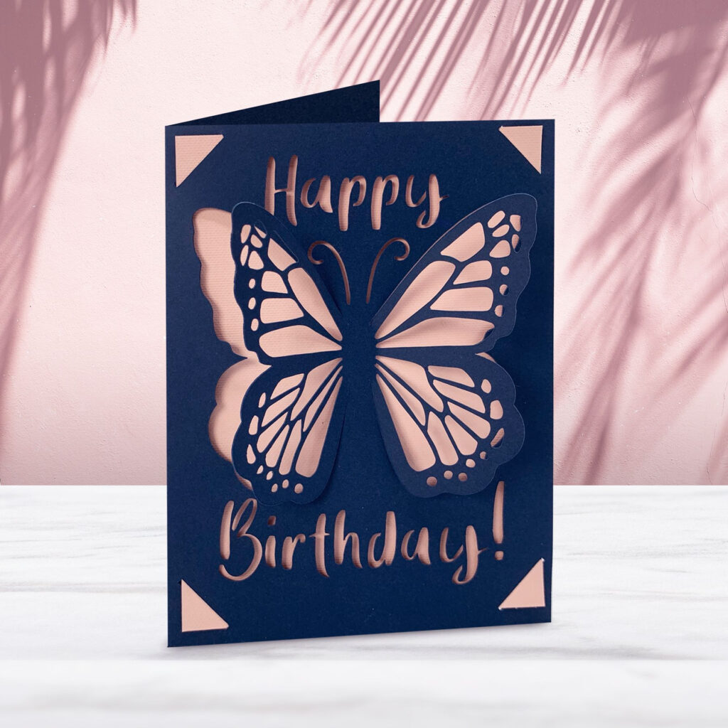 Cricut Joy Butterfly Pop Up Card Template SVG File Instant Etsy