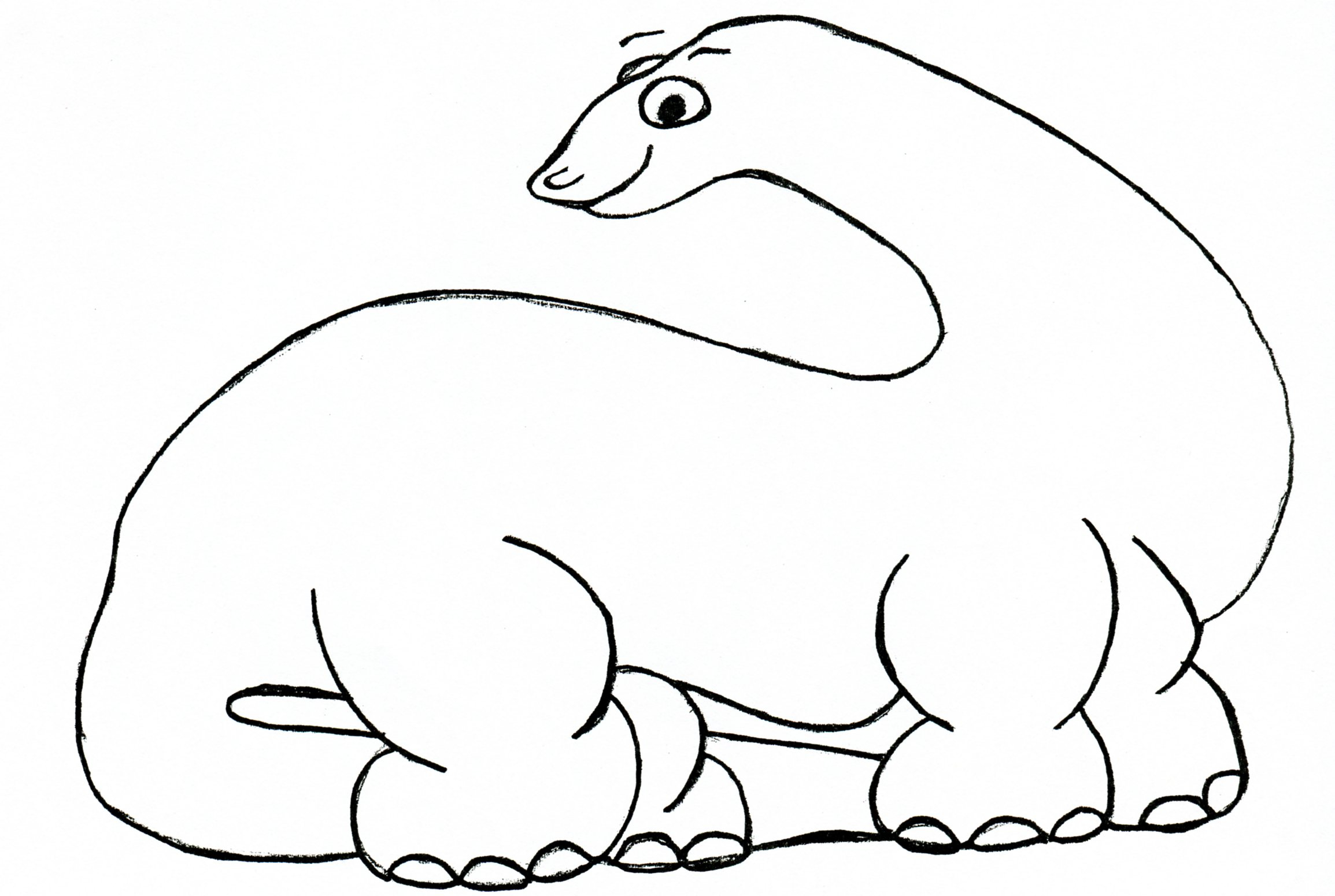 Dinosaurs Drawing Outlines At GetDrawings Free Download
