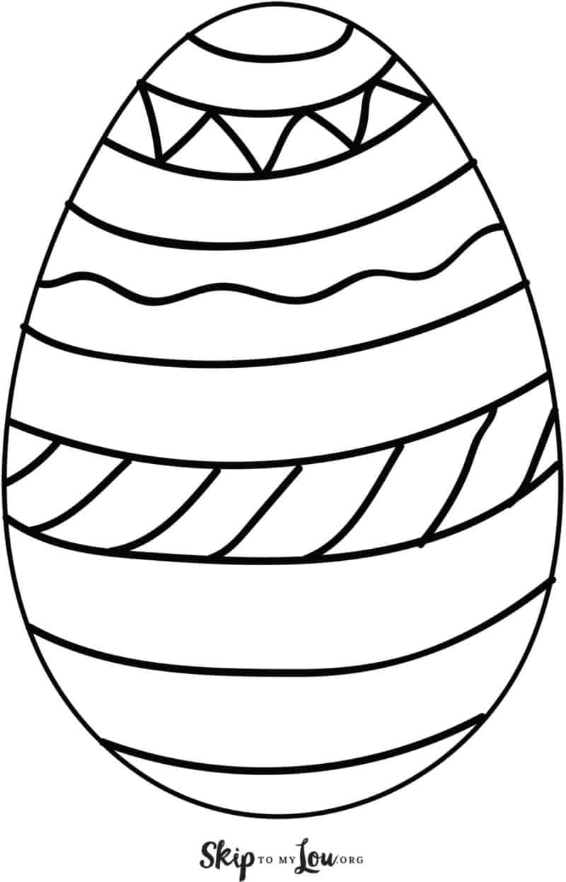Easter Egg Templates For FUN Easter Crafts Skip To My Lou