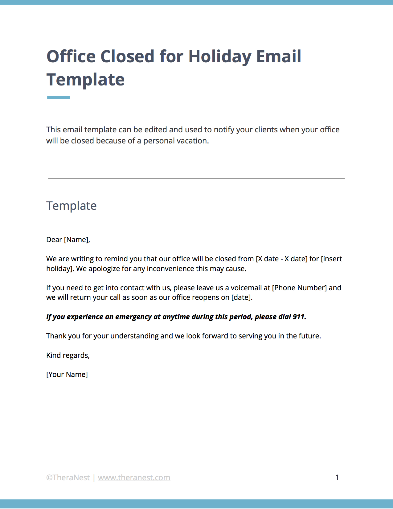 Email Templates For Communicating With Your Therapy Clients TheraNest 