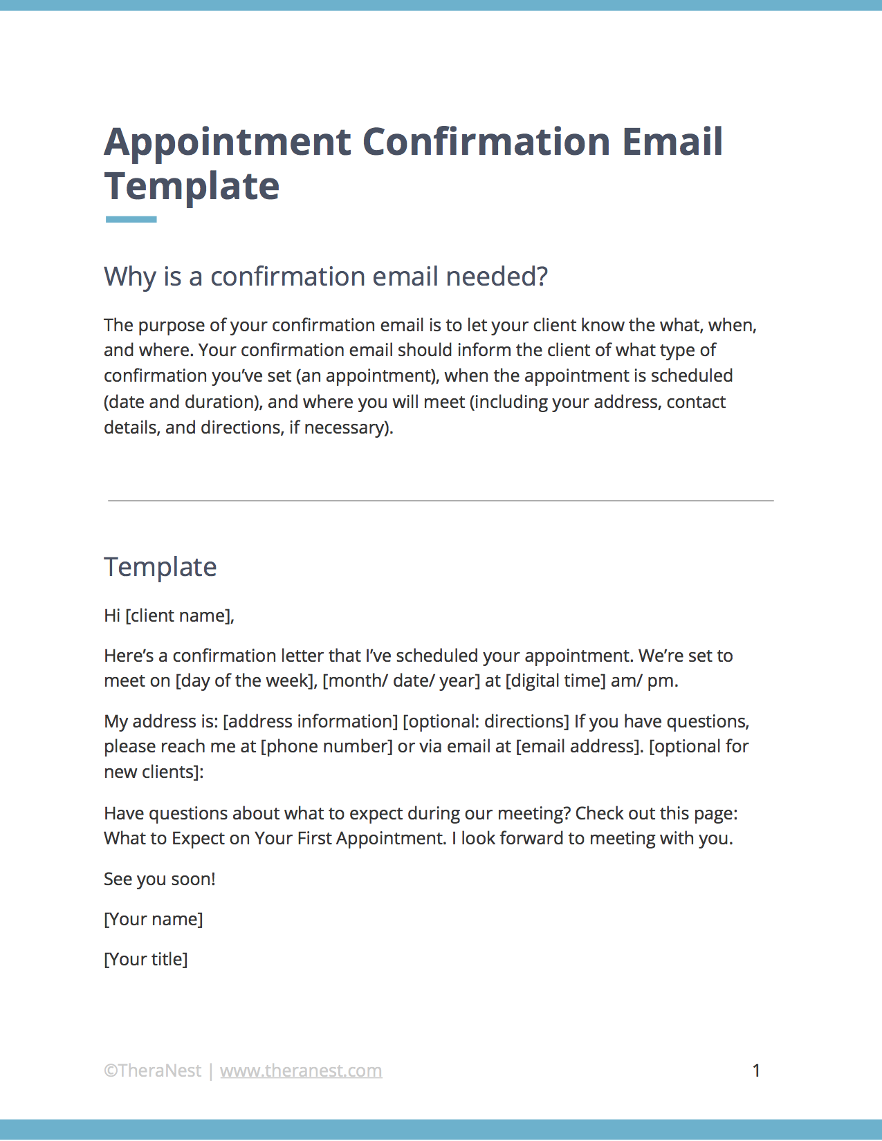 Email Templates For Communicating With Your Therapy Clients TheraNest