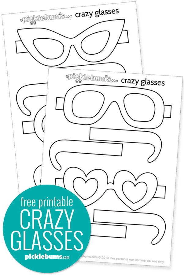 Fabulous Free Printable Glasses Picklebums