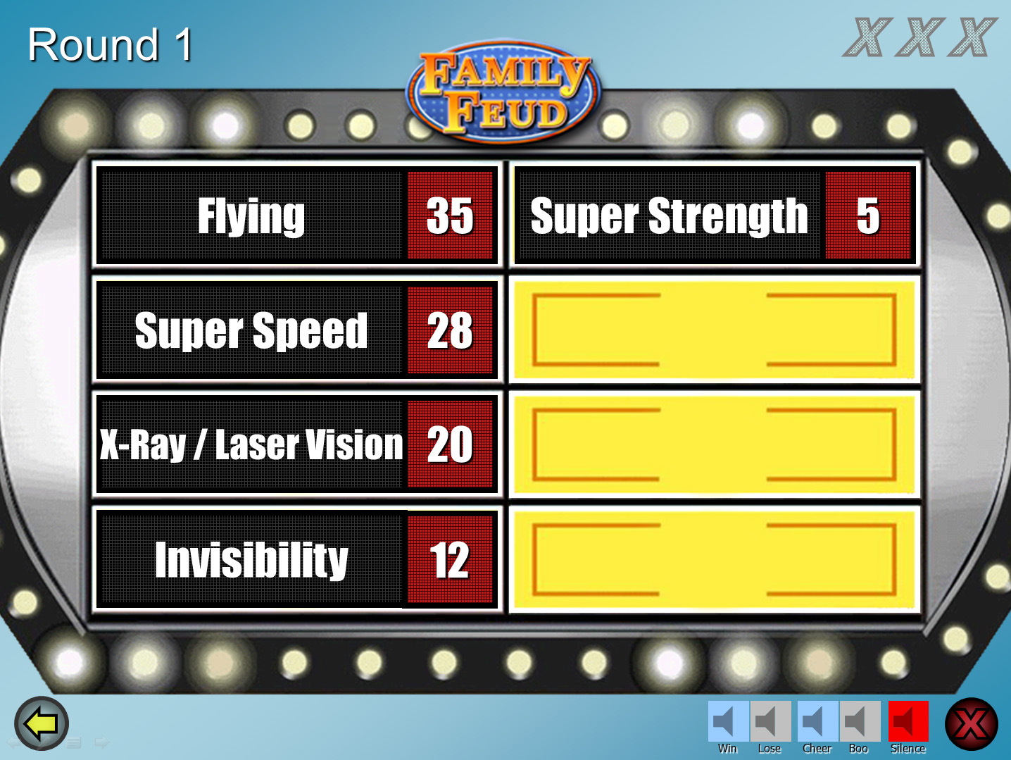 Family Feud PowerPoint Template 3 Youth Downloads