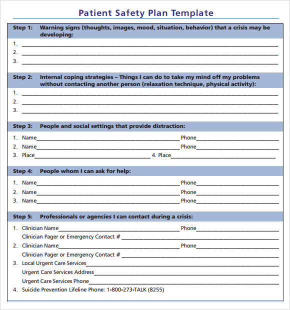 FREE 13 Safety Plan Templates In Google Docs MS Word Apple Pages