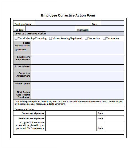 FREE 14 Sample Corrective Action Plan Templates In PDF MS Word