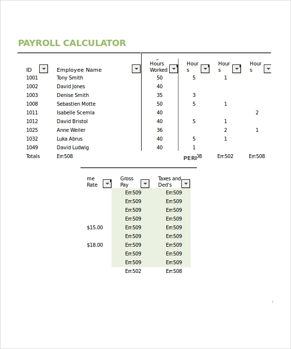 FREE 14 Sample Editable Pay Stub Templates In PDF MS Word Excel