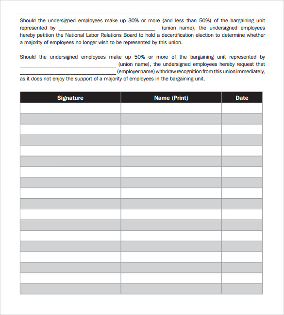 FREE 23 Sample Petition Templates In PDF MS Word