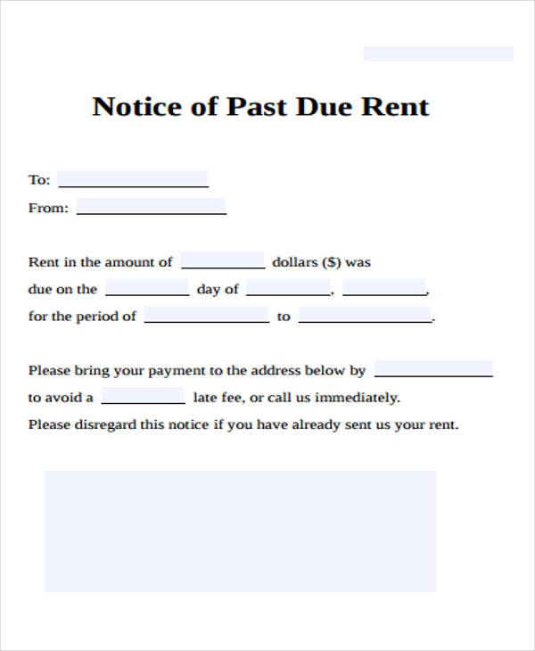FREE 39 Notice Forms In PDF MS Word