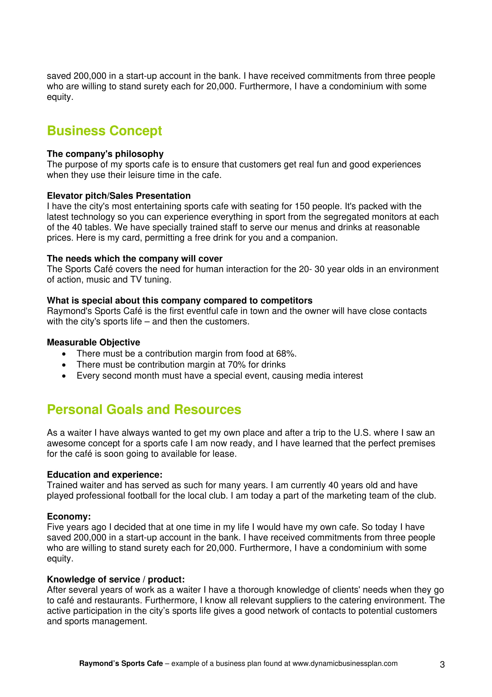 FREE 5 Restaurant Business Plan Forms In PDF