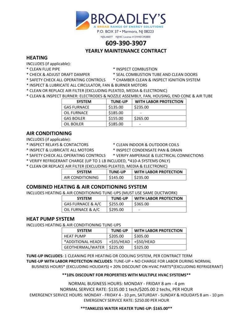 FREE 8 HVAC Contract Templates For Services In PDF MS Word Apple