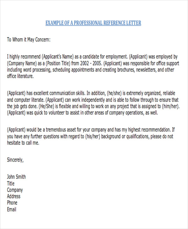 FREE 9 Sample Recommendation Request Letter Templates In MS Word PDF
