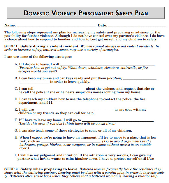 FREE 9 Sample Safety Plan Templates In Google Docs MS Word Pages PDF