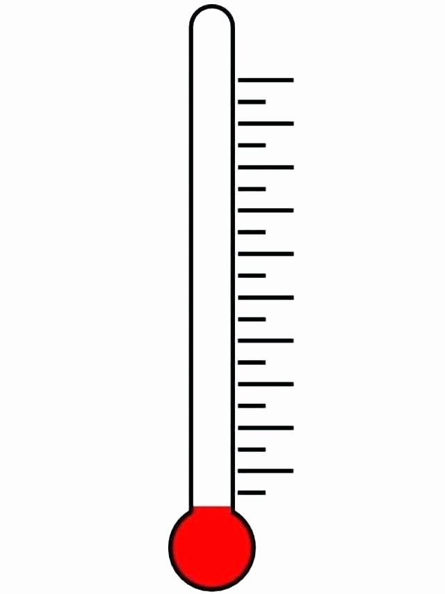 Free Editable Thermometer Template Lovely Unique Excel Thermometer
